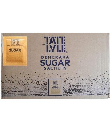 Brown Demerara Cane Sugar Sachets - 500 Individually Wrapped Pure Granulated Packs - Buy Online on GoSupps.com