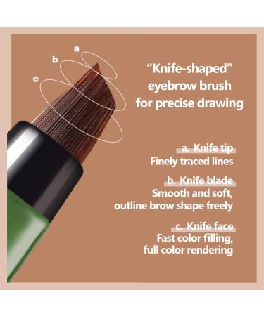 Eye Brow Makeup Pencils - Smudge-Proof Pencil for Long-Lasting Eyebrow Shaping - Eyebrow Makeup Accessories for Home Dating Traveling Gathering Shopping Dark Brown - Buy Online on GoSupps.com