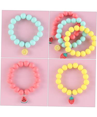 Gadpiparty Kid Gifts 3pcs Children's Bracelet Toddler Bracelets Jewelry Beads Stretchy Bracelets Stretch Bracelets Toddler Suits Kit Kid Suit Soft Ceramic Frosted Beads Accessories - Buy Online on GoSupps.com