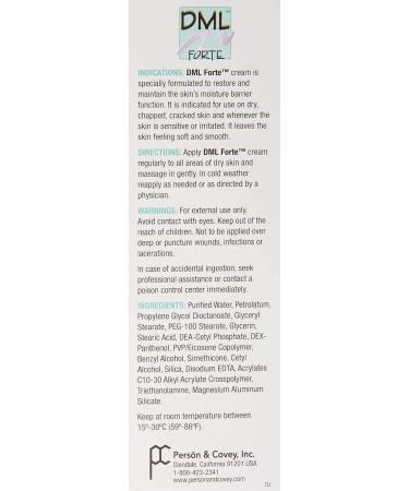 DML Forte Cream 4 Oz - Pack of 2 | Hydrating Skin Moisturizer - Buy Online on GoSupps.com