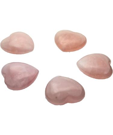 Steinfixx Gem Stone Herz - Heilstein Gl cksstein Chakra Massage Stein | Rose Quartz Gift for Loved Ones - Buy Online on GoSupps.com