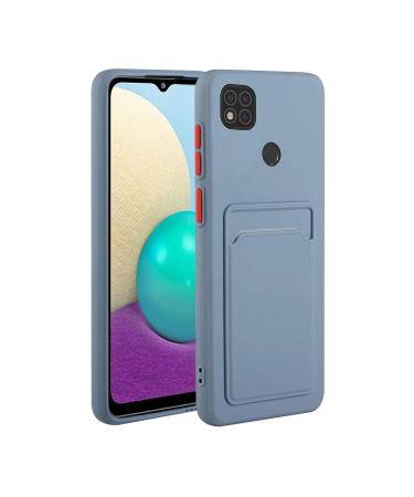 Tivenfezk Nadoli Silicone Case for Xiaomi Redmi 10a Ultra thin shockproof scratch -resistant wallet soft TPU protective cover mobile phone case with credit card holder xiaomi redmi 10a gray