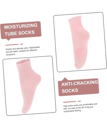 Housoutil 2 Pairs Anti-split Socks Moisturizing Gel Socks Hydrating Socks High Ankle Socks Comfortable Socks Cotton Socks for Women Feet Moisturizer Socks Feet Care Socks Spa Miss - Buy Online on GoSupps.com