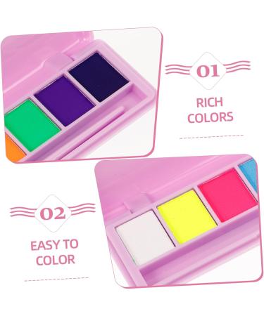 Outanaya 1 Set Graphic Liner Powder Eyeshadow Palettes Water Activated Face Paints Neon Face Paints 1 count (Pack of 1) Multi - Buy Online on GoSupps.com