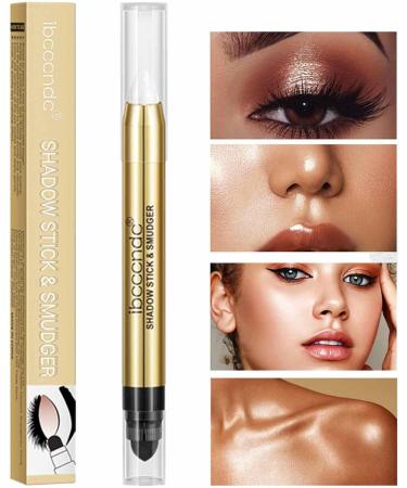 Highlighter Eye Shadow Stick 2-end Natural Waterproof Eyeshadow Stick - Long Lasting Shimmer Cream Eyeshadow Pencil Crayon for Favor Frifer 1# - Buy Online on GoSupps.com