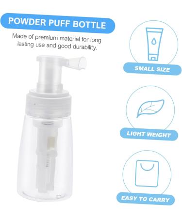 FRCOLOR 3 Pcs Powder Spray Bottle Set for Skin Care Pet Medica Travel Size 15x6x6CM | White | Perfect for International Shipping - Buy Online on GoSupps.com