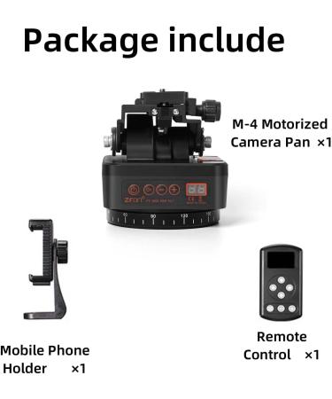 OlyCelotti Motorized Pan Tilt Camera Mount with Remote Control for DSLR Cameras & Smartphones | Lightweight Tripod Head (Under 2.2lb) with Phone Clip - Buy Online on GoSupps.com