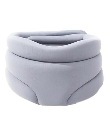 Premium Sleep Aid Neck Support Pillow - Anti-Snoring Soft Foam Orthosis for Ultimate Comfort Travel-Friendly Gray Design - Buy Online on GoSupps.com