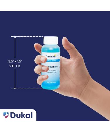 Dukal Dawn Mist Mouth Rinse with Twist Cap 2 oz. (Pack of 5) Alcohol-Free Fresh Breath Oral Hygiene Solution for Daily Use - Buy Online on GoSupps.com