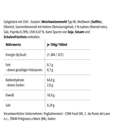Buy Tarallini Tradizionali with Chili - Authentic Puglialimentari Taralli al Peperoncino 250g - International Shipping Available - Buy Online on GoSupps.com