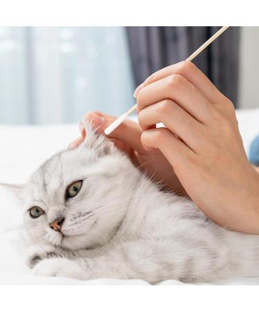 Vactop Cotton Swabs for Pets - 100 Pieces Ear Cleaner for Dogs & Cats - 15cm & 12cm Sizes - Buy Online on GoSupps.com