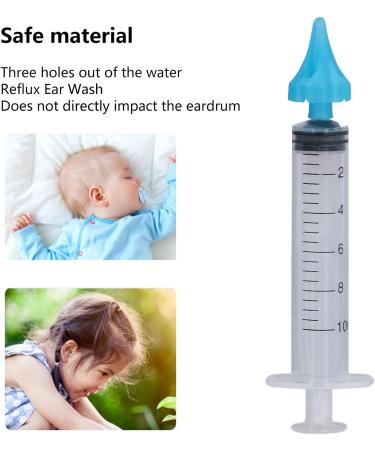 Zwinner Ear Wax Cleaner 4pcs Ear Wax Remover Syringe Ear Flushes Tool Universal 10ML Soft Earwax Removal Syringe Kit for Children Adult Ear Cleaning and Irrigation - Buy Online on GoSupps.com