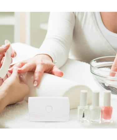 Beaupretty Nail Drill Bit Holder Organizer 16 Holes Nail Drill Bit Holder Wallet Storage Bag Nail Grinding Bits Display for Manicure Tools for Travel or Home White - Buy Online on GoSupps.com