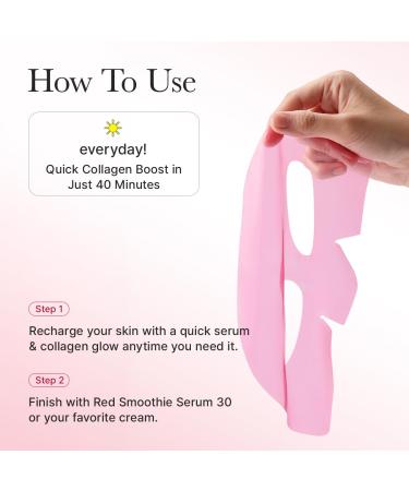 Red Collagen Jello Mask Peptide Complex Niacinamide Firming Gel Face Mask - Buy Online on GoSupps.com