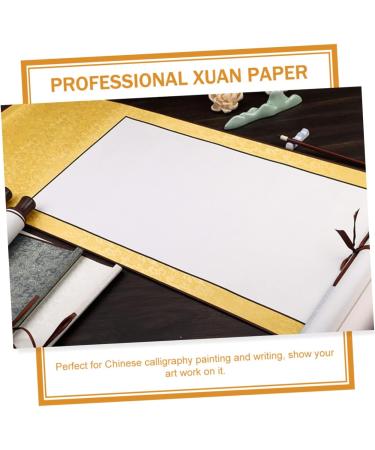 COHEALI 2pcs Blank Rice Paper Scroll Blank Painting Scrolls Portable Poster Ink Painting Paper Wall Hanging Yellowx2pcs 1.5X40X117CMx2pcs - Buy Online on GoSupps.com