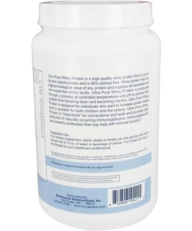 Biogenesis Ultra Pure Whey Protein - Chocolate Flavor 2 lb 8.6 oz (1152 g) | Premium Quality & International Shipping - Buy Online on GoSupps.com
