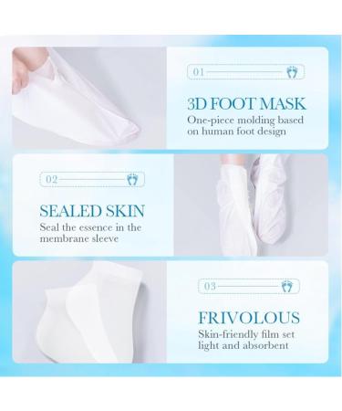Fo-Ot M-Asks Lot de 3 paires de masques exfoliants pour peaux dures hydratants et nourrissants adoucissants non irritants r parateurs pour talons fissur s pieds morts et secs (Aloe Vera) - Buy Online on GoSupps.com