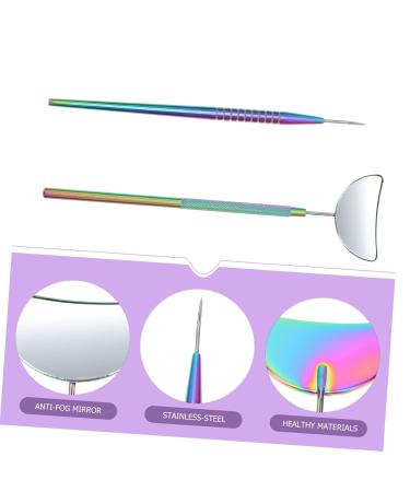 Beaupretty Eyelash Stick Set: Magnifying Makeup Lash Mirror for Extensions | 2 Colorful Auxiliary Mirrors | 18.8x5.8cm - Perfect Beauty Tool for Grafting - Buy Online on GoSupps.com