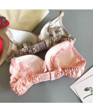 Shop XWSM BH: 100% Mulberry Silk Wireless Bralette for Women - Complete Coverage & Comfort - Purple 85A-B - International Shipping Available - Buy Online on GoSupps.com