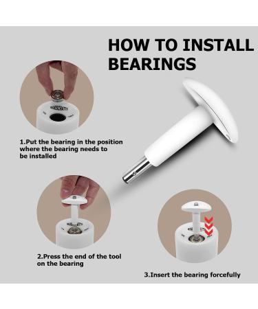 608 Bearing Disassemble Tool - White Bearing Snatcher Tool for 8mm Bore Bearings - Buy Online on GoSupps.com