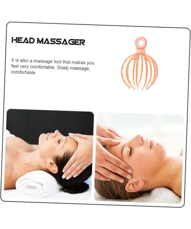 Buy Goohochy Head Massage Device - Tanz-Kreis Handheld Scalp Massager for Stress Relief | Claw Steel Ball Design - 21x15x15cm Orange - International Shipping Available - Buy Online on GoSupps.com