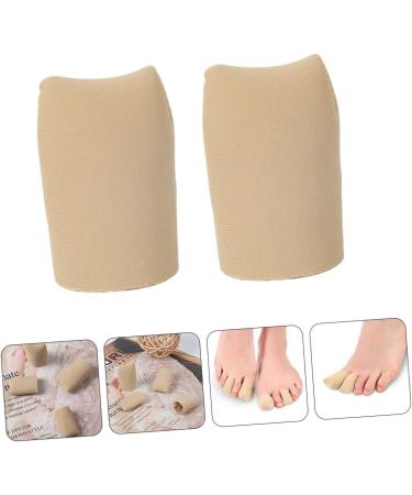 KOMBIUDA 2pcs Elastic Silicone Toe Covers - Anti-wear Toe Tubes Sleeves for Toe Protection - 2.5x4cm - Buy Online on GoSupps.com