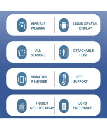 Smart Posture Corrector for Women - Adjustable Back Support Brace with LED Display & Vibration Reminder - 2022 Upgrade | Breathable Body Straightener Trainer - Buy Online on GoSupps.com