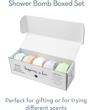 Naples Soap Company Aromatherapy Shower Bomb Variety Box - Set of 5 Steamer Tablets for a Spa-Like Experience at Home - Buy Online on GoSupps.com