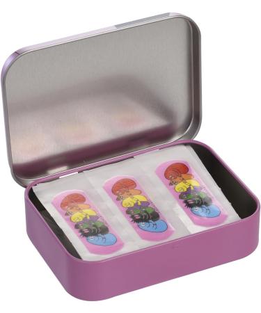 Barbapapa Children's Plaster - Licensed Metal Box with 24 Designs - Perfect for Backpack & Handbag - 2 Pieces - Buy Online on GoSupps.com