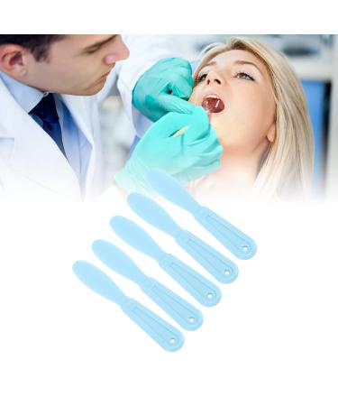 5pcs Dental Plastic Spatula Set - Impression Tool Mixing Knife & Plaster Spatula for Alginate Materials - Light Blue - Buy Online on GoSupps.com