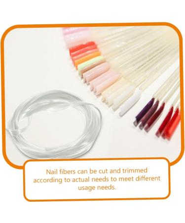 Housoutil 3 Fiberglass Nail Extension Manicure Tools Fake Silk Nails Tips Nail Art Supply Manicure Extension Fiber Nail Tools Nail Art Fiber Nail Art Tool Gel White Plastic Fiber - Buy Online on GoSupps.com