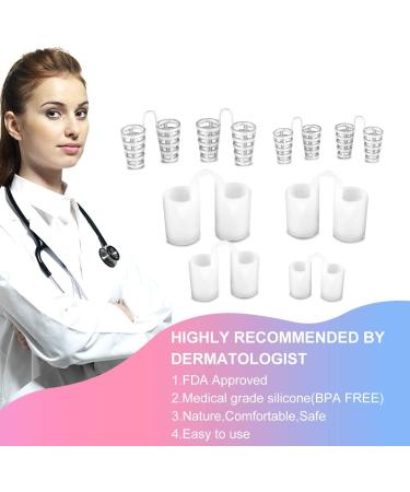 Upgrade 2024: Premium Nose Bracket & 8-Set Nasal Dilators - Instant Anti-Snoring Aid for Sleep Apnea Relief - Buy Online on GoSupps.com