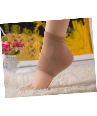 FRCOLOR Shoe Insoles Gel Plantar Fascitis Socks Breathable Socks Open Toe Socks Heel Moisturizing Heel Protectors Heel Socks Repair Protective Agent Nylon Socks Gel Heel Sleeve - Buy Online on GoSupps.com