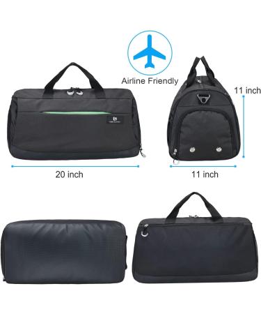 Travel Duffel Bag with Shoe Compartment & Wet Pouch for MMA & Jiu Jitsu Gear - Buy Online on GoSupps.com