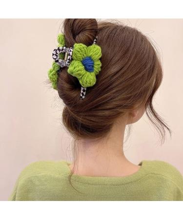 Plush Flowers Large Grab Clip Women Sweet Hairpin Crab Headband Shark Clip Hair Accessories Headwear TS5332-2 (Color : TS53321) (Color : TS53322) - Buy Online on GoSupps.com