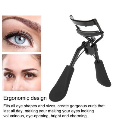 Professional Eyelash Curler - Rapid Lengthening & Thickening Tool | Black Eyelash Clip for Stunning Curls - Buy Online on GoSupps.com