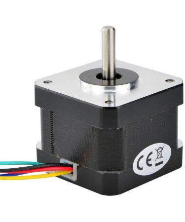 0.9deg Unipolar Nema 17 Stepper Motor 0.31A 16Ncm/22.7oz.in 42x42x34mm 6-Wires - Buy Online on GoSupps.com