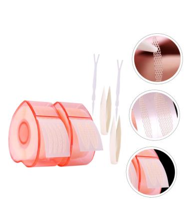 Didiseaon Invisible Tape 2 Roll Lace Double Eyelid Sticker Eyelid Tape Strip Instant Eye Lift Strips for Women Eyelid Shadow Stickers Eyelid Strip Double Eyelid Fiber Breathable Tape Strips - Buy Online on GoSupps.com