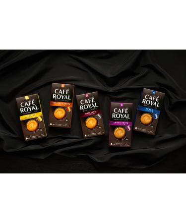  Caf Royal Caf Royal Espresso Promo Pack 100 Nespresso (R) Compatible Capsules 80% Recycled Aluminum Rainforest Alliance Certified 100% Arabica Coffee Intensity 6 - Buy Online on GoSupps.com