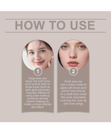  G n rique Primer Stick Invisible Pore Minimizer 7.5g Matte Cream Long-Lasting Oil Control Balm Lightweight and Smooth Makeup | Moisturizing Pore Eraser for Women Beauty - Buy Online on GoSupps.com