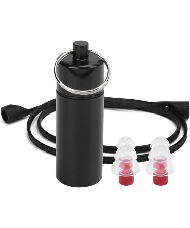 Fidelity Concert Ear Plugs - Musicians Noise Reduction Earplugs with Gel Cord & Storage Bottle - Red | International Shipping Available - Buy Online on GoSupps.com