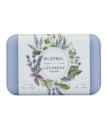 Mistral Classic Organic Bar Soap, Lavender, 2 Bars Lavender 2 Count (Pack of 1)