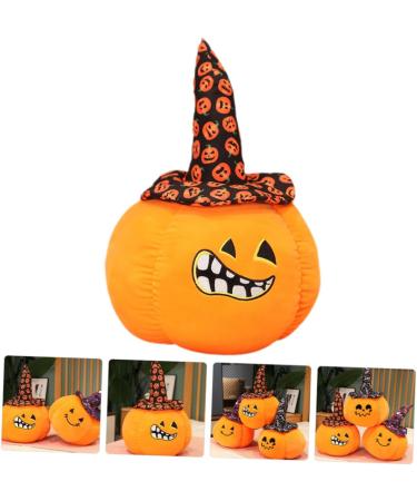 BESTonZON Pumpkin Pillow Pumpkin Throw Fluffy Pumpkin Cute Sofa Pumpkin Shaped Lovely Pumpkin Cute Plush Halloween Stuffed Pumpkin Decorations Elastic Fleece Child Cartoon As Shown 2 24X15X10CM - Buy Online on GoSupps.com