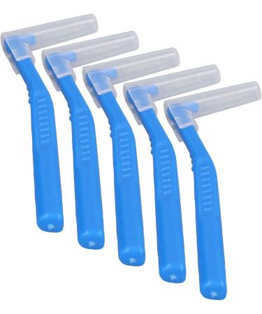 Braces Interdental Brushes - L-Shaped 5 Pack | Effective Cleaning & Plaque Removal for Dental Care - Blue - Buy Online on GoSupps.com