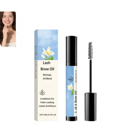 NACGYUDP Eyelash Mascara - Long-lasting natural formula for intensely black smudge-proof and curled eyelashes and eyebrows gentle care for styling eyelashes and eyebrows (1 pc)