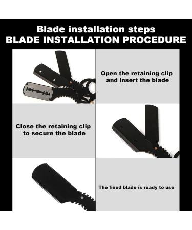 Fowybe Cut-Throat Razor - Professional Shaving Tool for Men | Perfect for Home Travel Camping & Outdoor Adventures - Buy Online on GoSupps.com
