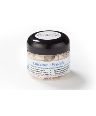 KatsAquatics Calcium + Protein for Strong Shells Healthy Molts 100% Natural Does Not Dissolve in Water Fast Sinking for Aquatic Shrimp Snails Plecos and More! Biologist Made in USA - Buy Online on GoSupps.com