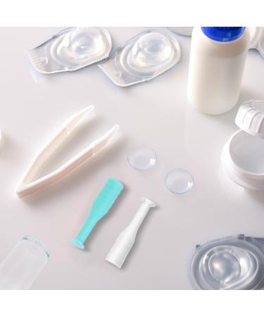 KMZ 8 Piece Contact Lens Remover Set - Portable Soft Suction Holder with Ventless Bottles for Daily Outdoor Use - Buy Online on GoSupps.com
