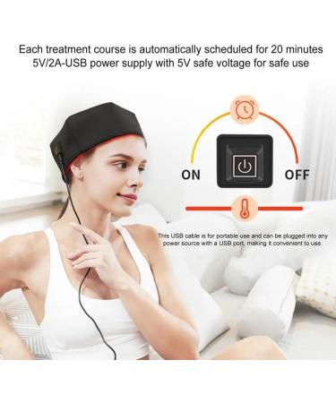 BFFDBFG LED Red Light Therapy Hat Light Therapy Hair Growth Cap Hair Loss Treatments 120Pcs LED 660Nm 850Nm Near Infrared Therapy Device - Buy Online on GoSupps.com