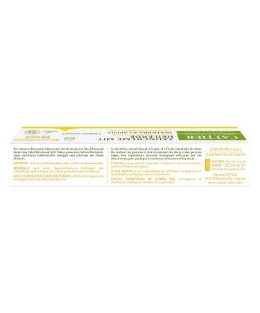 Cattier Healing Clay Toothpaste with Lemon - 75 ml | Natural Dental Care for Fresh Breath - Eco-Friendly & Vegan - Buy Online on GoSupps.com
